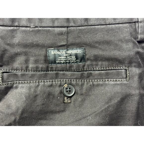 NWT Banana Republic Men's Athletic Fit Brown Lived-In Chino Pants - Size 36x33 - Picture 6 of 10